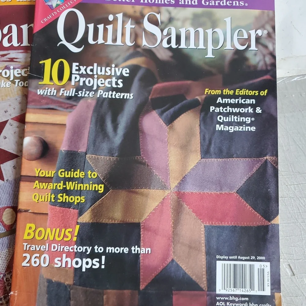 Lot of 12 American Patchwork And Quilting Magazines Quilt Sampler w patterns VTG